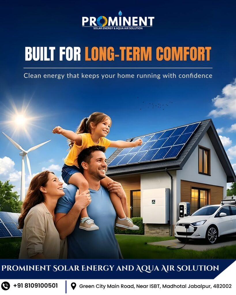 Affordable Rooftop Solar Panel Installation in Jabalpur for Homes & Patronage