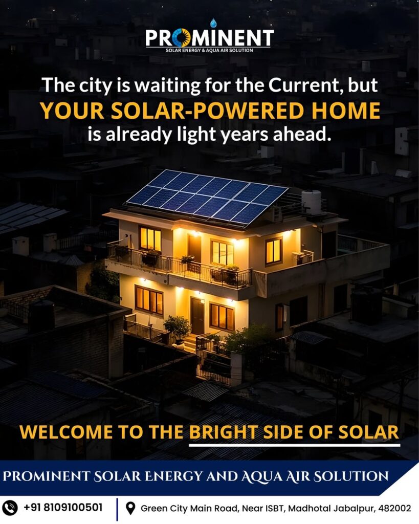 Residential Solar System in Jabalpur – Affordable Installation by the Best Solar Company in Jabalpur
